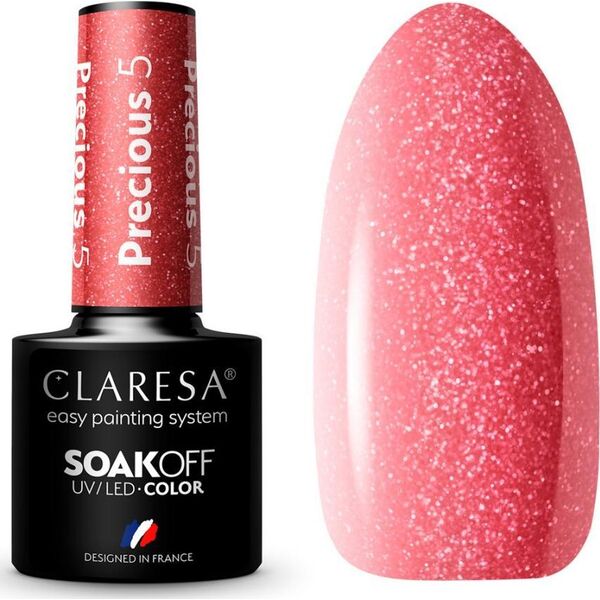Claresa CLARESA Lakier hybrydowy Precious PS5 5 ml