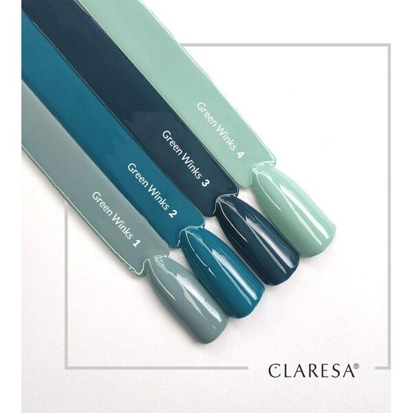 Claresa CLARESA lakier hybrydowy GREEN WINKS 1 -5g