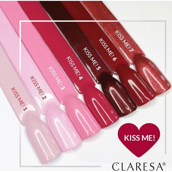Claresa CLARESA lakier hybrydowy Kiss Me! 1 -5g