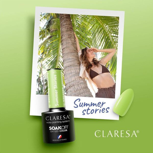 Claresa CLARESA lakier hybrydowy SUMMER STORIES 3 -5g