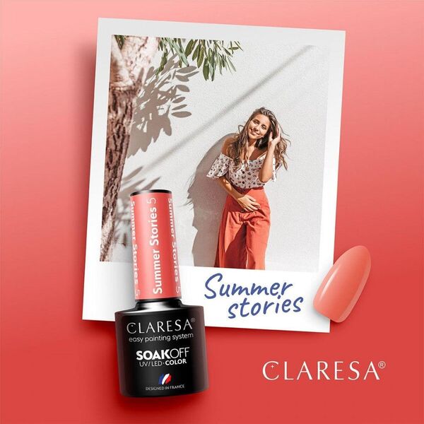 Claresa CLARESA lakier hybrydowy SUMMER STORIES 5 -5g