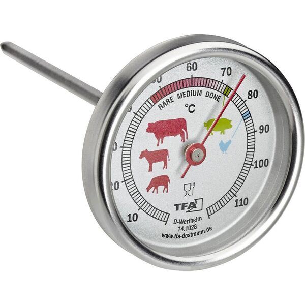TFA TFA 14.1028 Meat Thermometer stainless steel