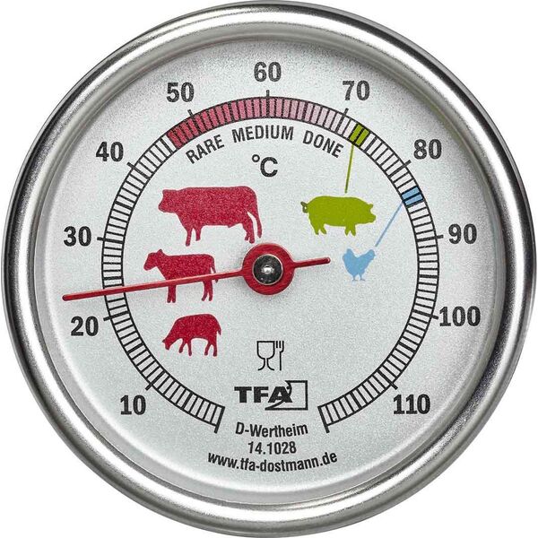 TFA TFA 14.1028 Meat Thermometer stainless steel