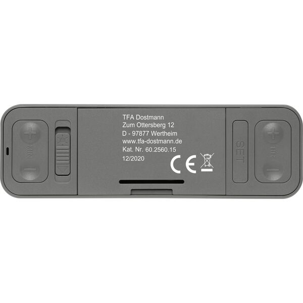 TFA TFA 60.2560.15 TWIST grey Radio alarm clock