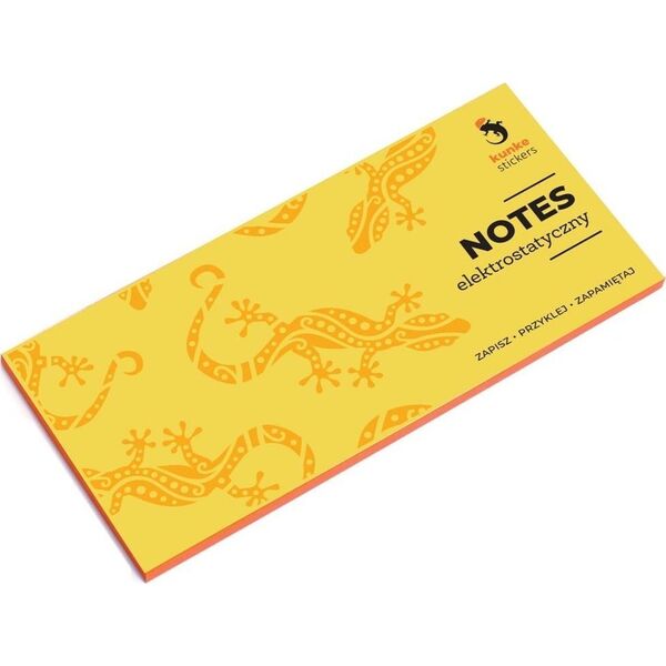 Panta Plast Notes elektrostatyczny pomarańczowy 100 karteczek