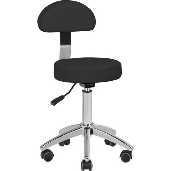Activeshop TABORET KOSMETYCZNY AM-304 CZARNY