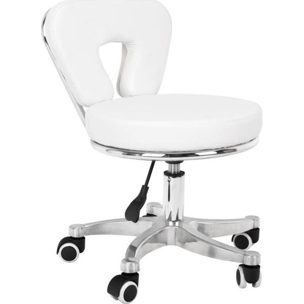 Activeshop TABORET KOSMETYCZNY DO PEDICURE 9266 BIAŁY
