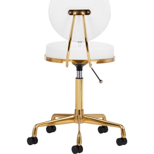 Activeshop TABORET KOSMETYCZNY H5 ZŁOTO BIAŁY