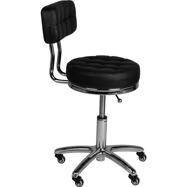Activeshop TABORET KOSMETYCZNY AM-877 CZARNY