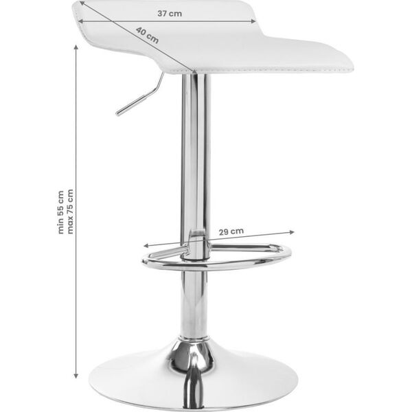 Activeshop HOKER BAROWY QS-B08 BIAŁY