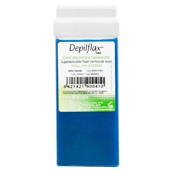 Depilflax DEPILFLAX 100 WOSK DO DEPILACJI ROLKA AZULEN 110g