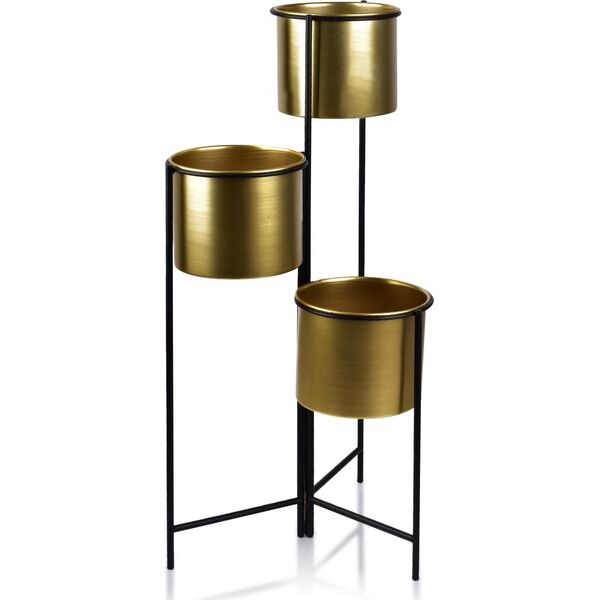 Affek Design SWEN GOLD Kwietnik h80x19.5cm,          h60x19.5cm, h40x19.5cm