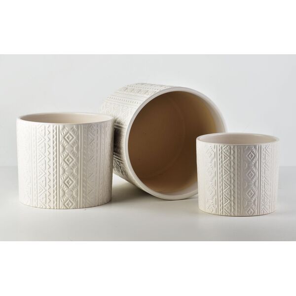 Affek Design NEVA Komplet 3 doniczek                 XL19.5xh19cm L16xh14cm M13.5xh12cm
