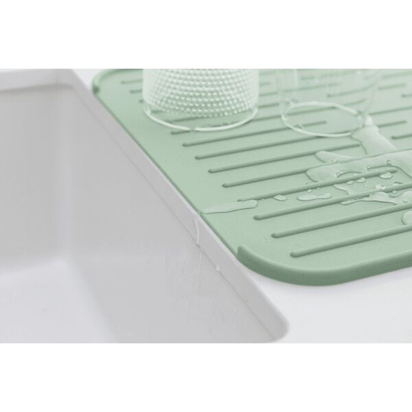 Brabantia Silikonowa mata do suszenia naczyń Jade Green 203329