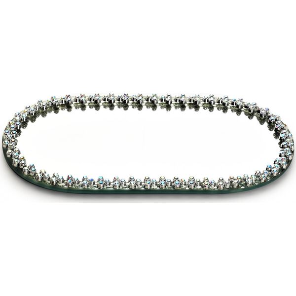 Affek Design Margot Silver  PODSTAWKA ART. DEKORACYJN20x10x1cm