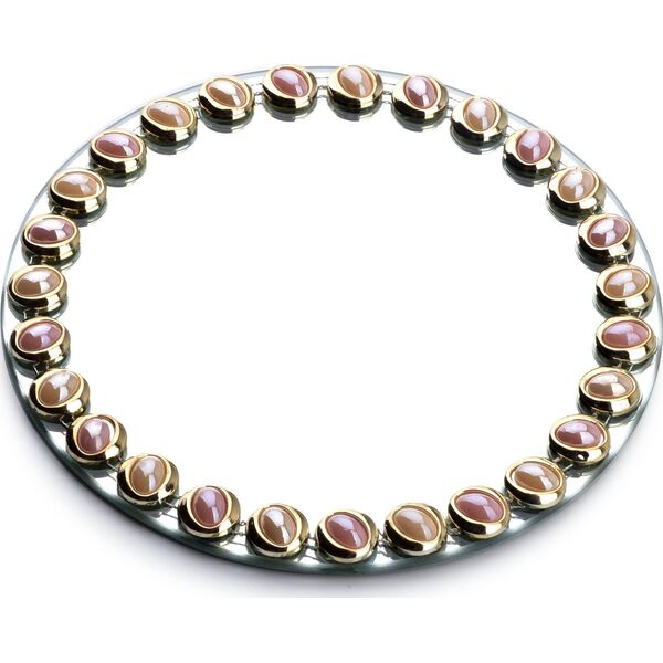 Affek Design ELIA PINK Podstawka art. dekoracyjny śr:20xh1cm