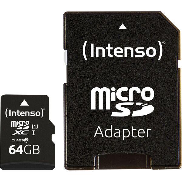 Karta Intenso Performance MicroSDXC 64 GB Class 10 UHS-I/U1  (3424490)