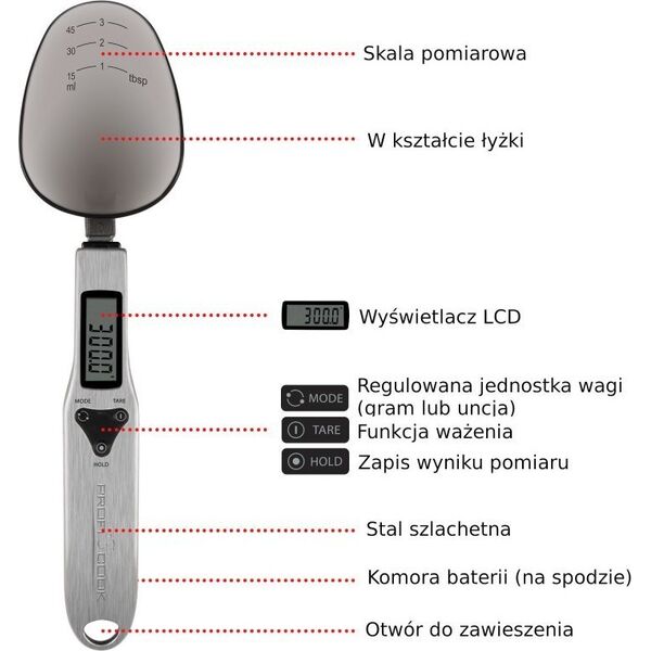 Waga kuchenna ProfiCook PC-LW 1214