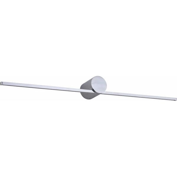 Kinkiet Light Prestige Kinkiet nad lustro Modern Slim chrom podłużna lampa ścienna