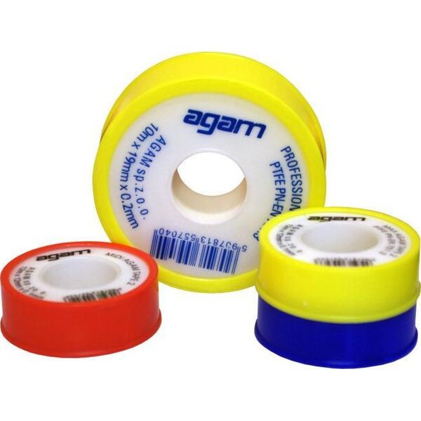 UN TAÅMA USZCZELNIACZ TEFLONOWY MAX AGAM TAPE2 12MM*12M*0.1