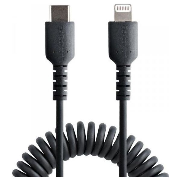 Kabel USB StarTech USB-C - Lightning 0.5 m Czarny (RUSB2CLT50CMBC)