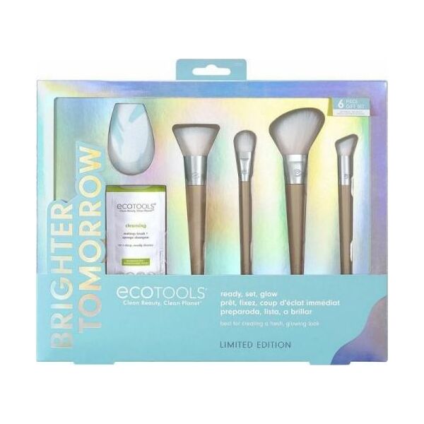 EcoTools Zestaw Pędzli do Makijażu Ecotools Brighter Tomorrow Ready, Set, Glow (5 pcs)