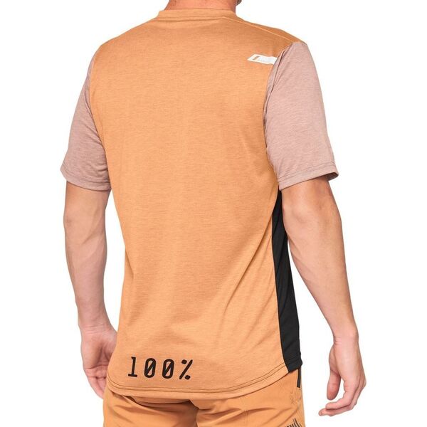 100% Koszulka męska 100% AIRMATIC Jersey krótki rękaw black charcoal roz. XL (NEW 2021)