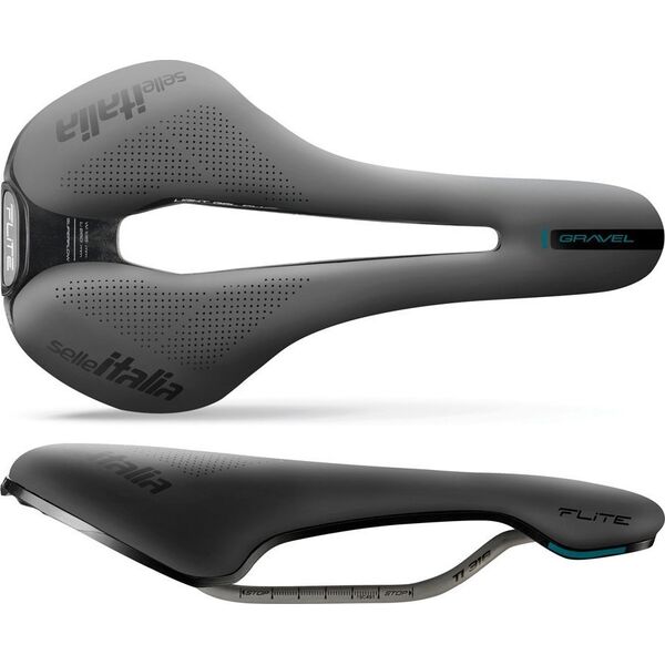 Selle Italia Siodło SELLE ITALIA FLITE BOOST GRAVEL TI316 SUPERFLOW S (id match S3), TI 316 Rail, Fibra-Tek, Light Gel, 228g (NEW)
