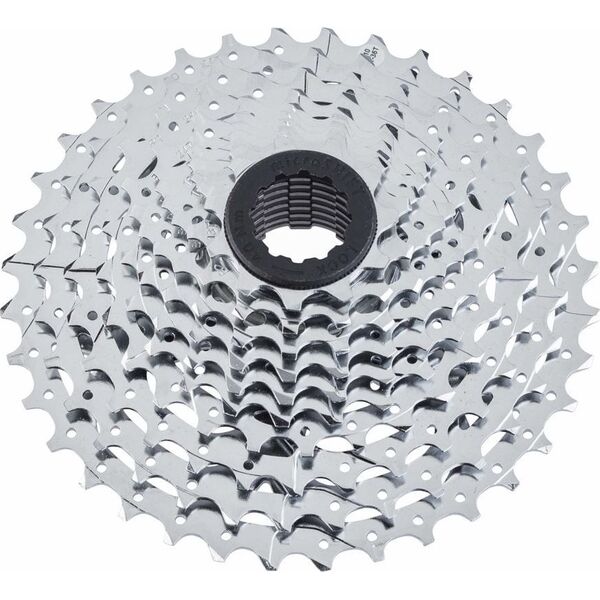 Microshift Kaseta MICROSHIFT R10/XLE 10.rzędowa, Stalowa, Kompatybilna z Shimano, 11-12-13-15-17-19-21-24-28-32, Chrom (NEW)