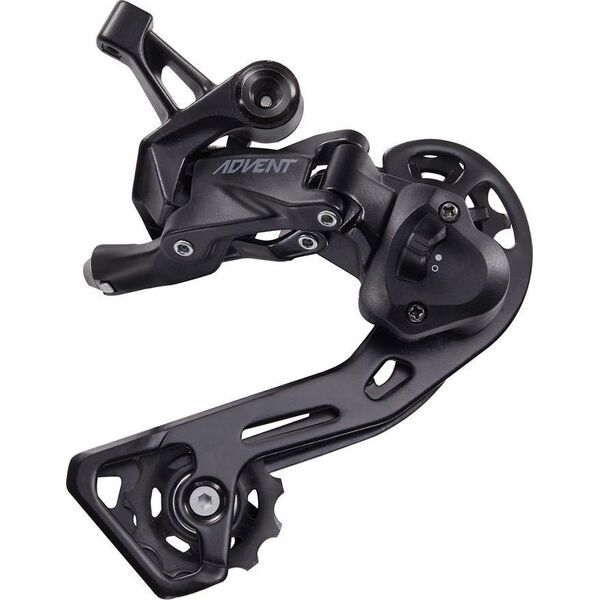 Microshift Przerzutka Tylna MICROSHIFT ADVENT, 9.rzędowa, Nie kompatybilna z Shimano, Średni Wózek, Max. Tryb 42-46T, Pojemność 41T, Sprzęgło (NEW)