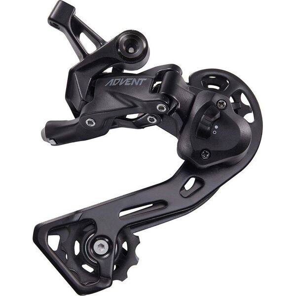 Microshift Przerzutka Tylna MICROSHIFT ADVENT, 9.rzędowa, Nie kompatybilna z Shimano, Średni Wózek, Max. Tryb 42-46T, Pojemność 41T, Sprzęgło (NEW)