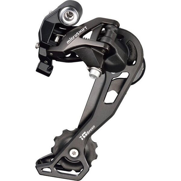 Microshift Przerzutka Tylna MICROSHIFT XLE, 10.rzędowa(1/2x10), Kompatybilna z Shimano, Krótki Wózek, Max. Tryb 32-36T, Pojemność 35T (NEW)
