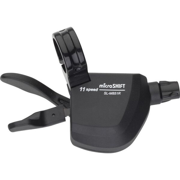 Microshift Manetka MICROSHIFT XLE, Prawa, 11.rzędowa, Kompatybilna z Shimano, Xpress Trigger, Bez Wskaźnika Przełożeń (NEW)