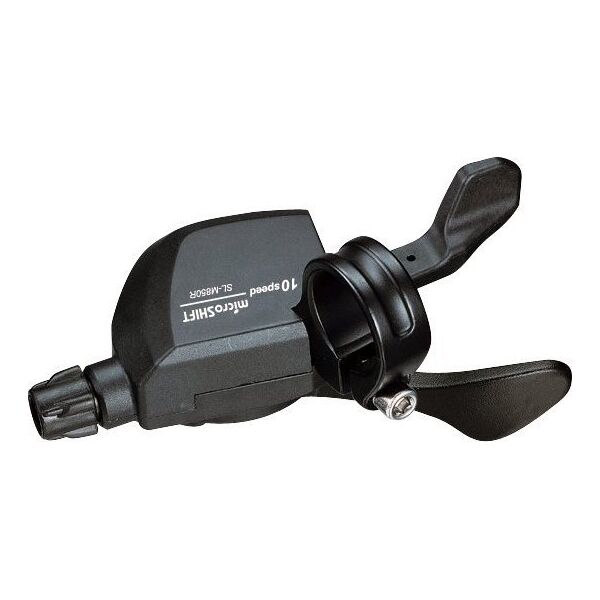 Microshift Manetka MICROSHIFT XLE, Prawa, 10.rzędowa, Kompatybilna z Shimano, Xpress Trigger, Bez Wskaźnika Przełożeń (NEW)
