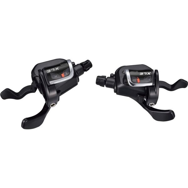 Microshift Manetki MICROSHIFT XLE, Para, 10.rzędowe(3x10), Kompatybilne z Shimano, Xpress Trigger, Optyczny Wskaźnik Przełożeń (NEW)