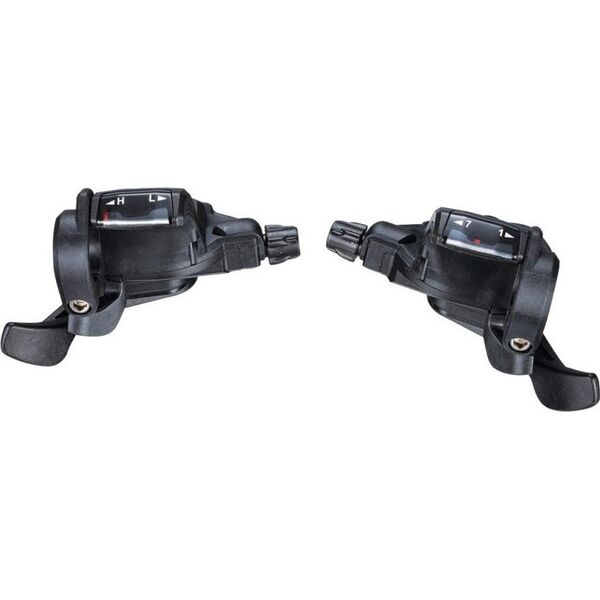 Microshift Manetki MICROSHIFT, Para, 7.rzędowe(3x7), Kompatybilne z Shimano, Thumb Tap, Optyczny Wskaźnik Przełożeń (NEW)