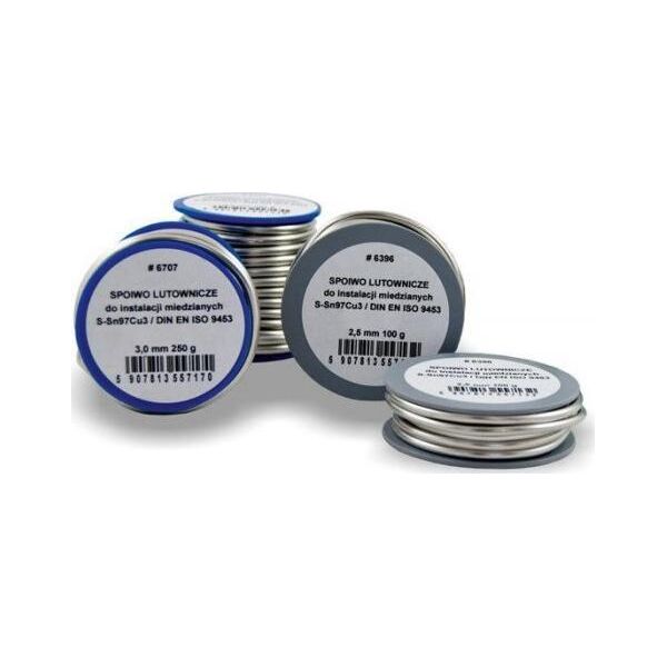LUT MIĘKKI DO INSTALACJI MIEDZIANYCH 2.5 50G
