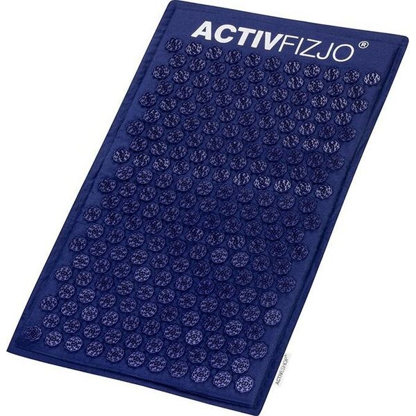 Activeshop MATA DO AKUPRESURY ACTIVFIZJO PREMIUM NATURAL GRANATOWA Z PODUSZKĄ
