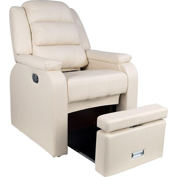 Activeshop FOTEL SPA DO PEDICURE HILTON KREMOWY