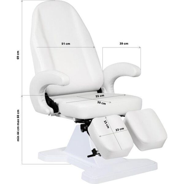 Activeshop FOTEL PODOLOGICZNY HYDRAULICZNY 112 BIAŁY