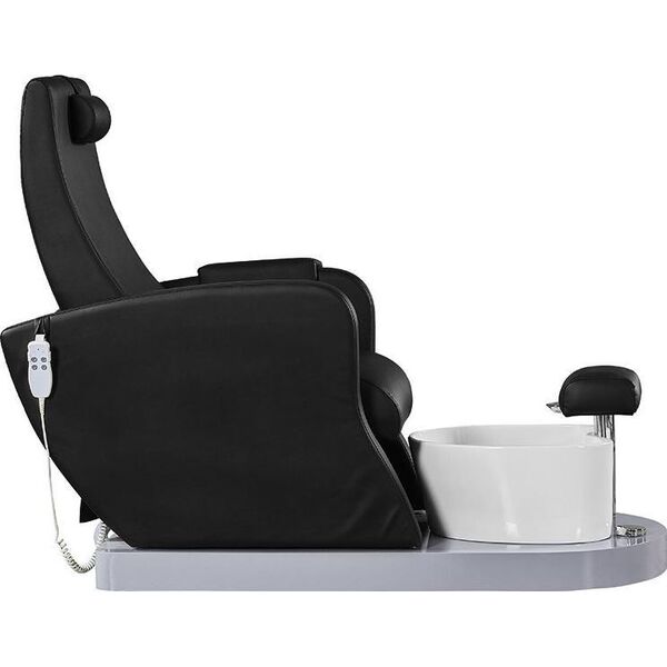 Azzurro FOTEL SPA DO PEDICURE AZZURRO 016A CZARNY Z HYDROMASAŻEM