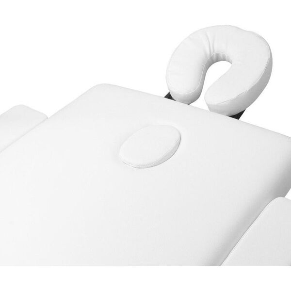 Activeshop STÓŁ SKŁADANY DO MASAŻU ALUMINIOWY KOMFORT ACTIV FIZJO 3 SEGMENTOWY WHITE