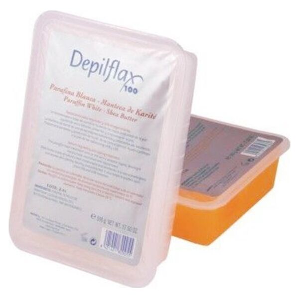 Depilflax DEPILFLAX 100 PARAFINA BIAŁA Z MASŁEM SHEA 500 G