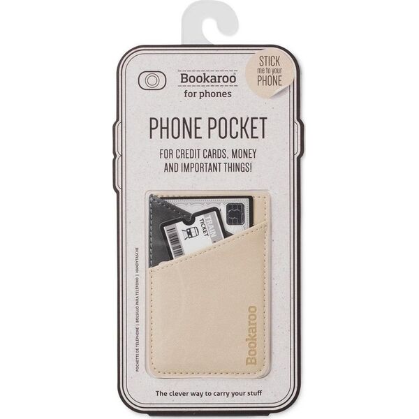 IF Bookaroo Phone pocket - portfel na telefon beżowy