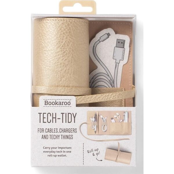 IF Bookaroo Travel tech-tidy organizer podróżny złoty
