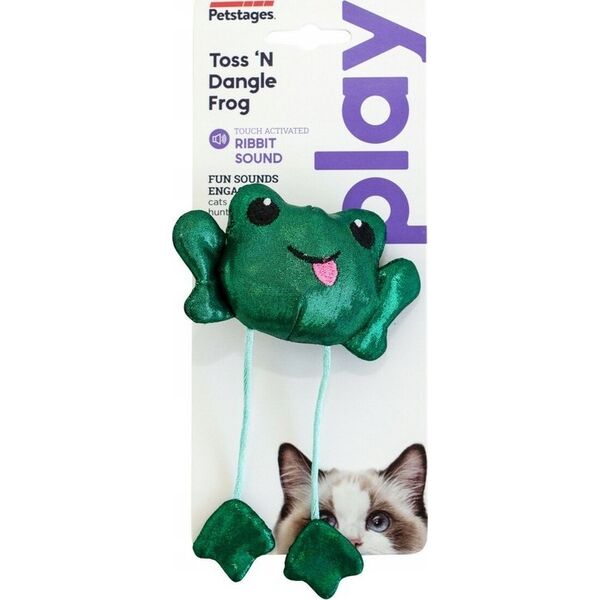 Petstages PETSTAGES ZAB. KOT DYNDAJĄCA ŻABA PS70378