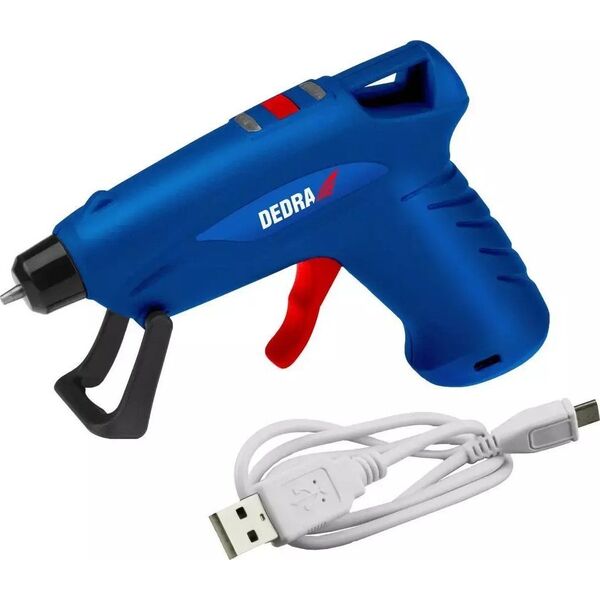 Pistolet do kleju Dedra Pistolet do kleju na gorąco 15W, 7-8mm, bezprzew. USB