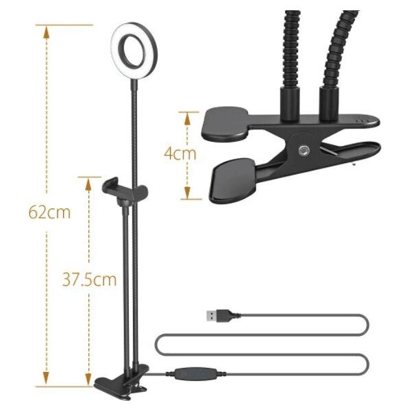 Lampa pierścieniowa Platinet Ring Light 45607