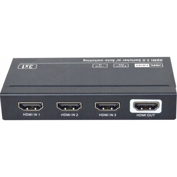 VivoLink HDMI switcher 3x1 4K@60Hz