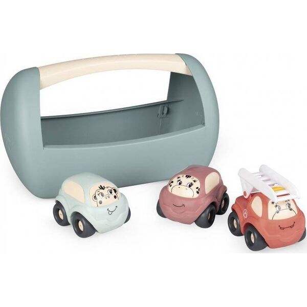 Smoby SMOBY Little Skrzyneczka z samochodzikami Vroom Planet